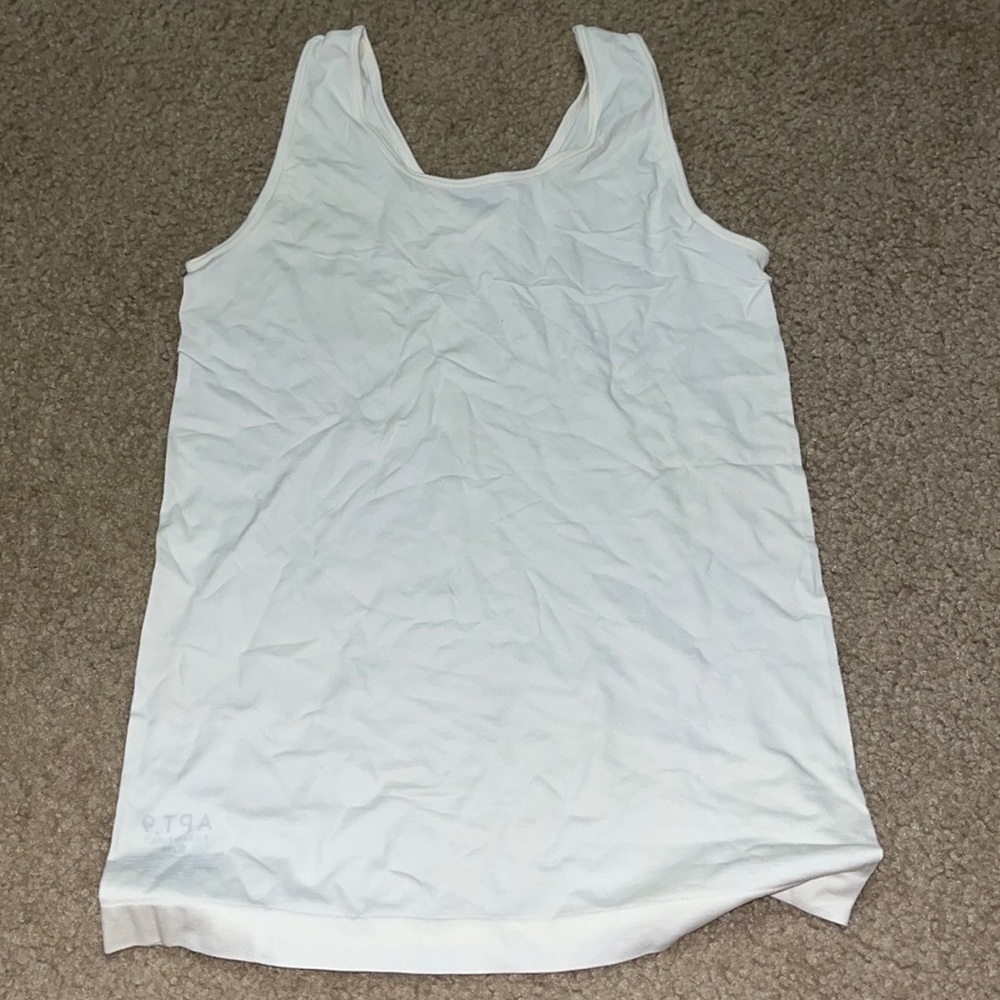 Reversible White Tank Top